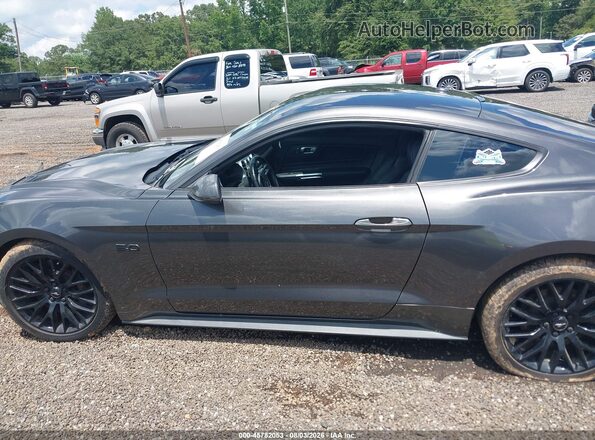1FA6P8CF2K5132614 2019 FORD MUSTANG Gray 360 interior view