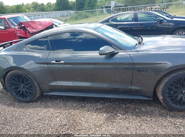 1FA6P8CF2K5132614 2019 FORD MUSTANG Gray Rear interior view