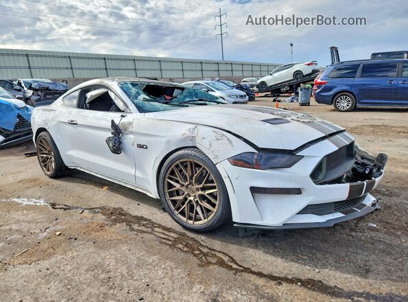 1FA6P8CF2K5153026 2019 FORD MUSTANG White წინა მარჯვენა
