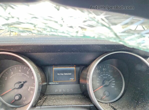 1FA6P8CF2K5153026 2019 FORD MUSTANG White ხელსაწყოთა პანელის ხედი
