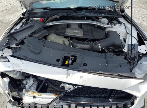 1FA6P8CF2L5169387 2020 FORD MUSTANG White Vista interior trasera
