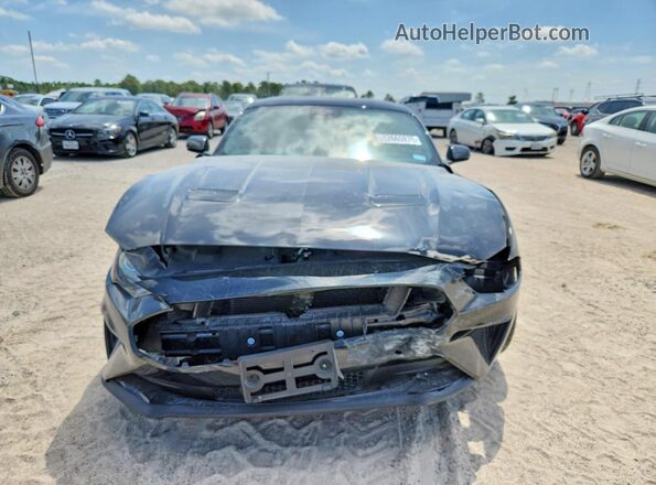 1FA6P8CF2M5147973 2021 FORD MUSTANG Black უკანა ხედი