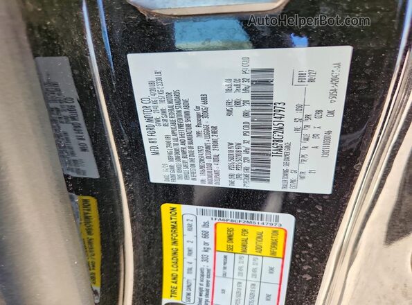 1FA6P8CF2M5147973 2021 FORD MUSTANG Black VIN კოდის სტიკერის ხედი