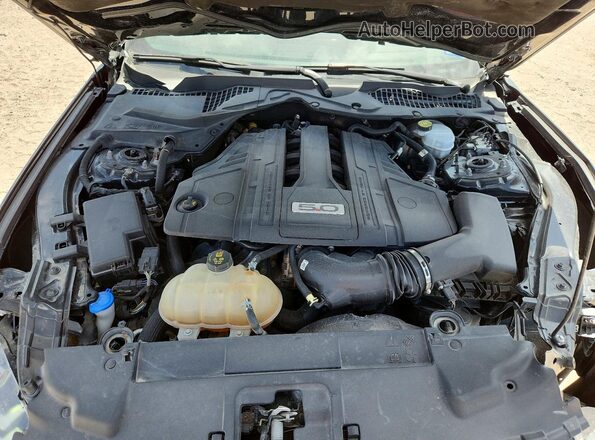 1FA6P8CF2M5147973 2021 FORD MUSTANG Black ძრავის განყოფილების ხედი
