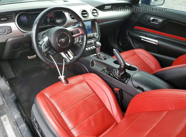 1FA6P8CF2N5142032 2022 FORD MUSTANG Gray Vista del salpicadero