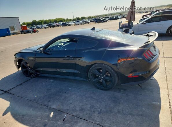 1FA6P8CF2N5144444 2022 FORD MUSTANG Black უკანა მარცხენა