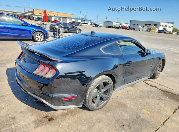 1FA6P8CF2N5144444 2022 FORD MUSTANG Black უკანა მარჯვენა
