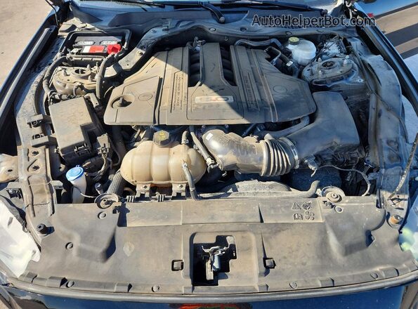1FA6P8CF2N5144444 2022 FORD MUSTANG Black უკანა სალონის ხედი