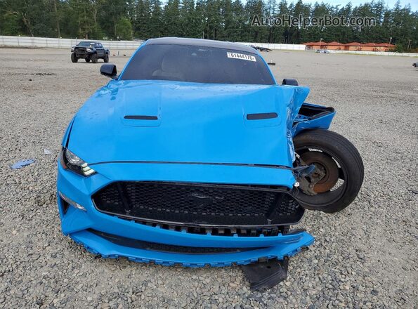 1FA6P8CF2P5303336 2023 FORD MUSTANG Blue Вид спереду