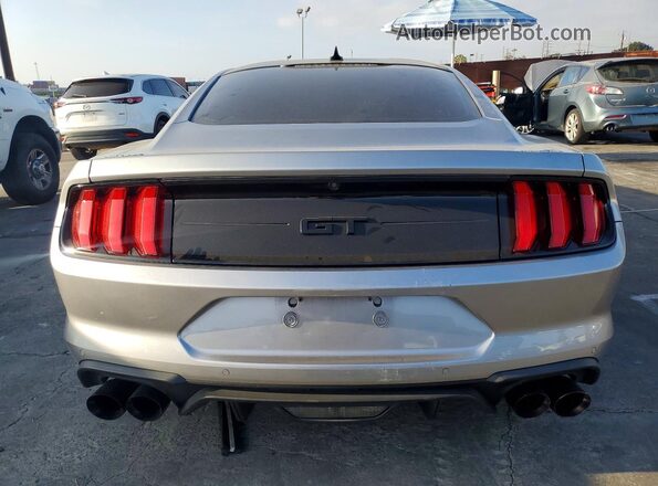 1FA6P8CF2P5303871 2023 FORD MUSTANG Silver Widok z tyłu