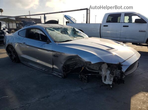1FA6P8CF2P5303871 2023 FORD MUSTANG Silver Przód prawy