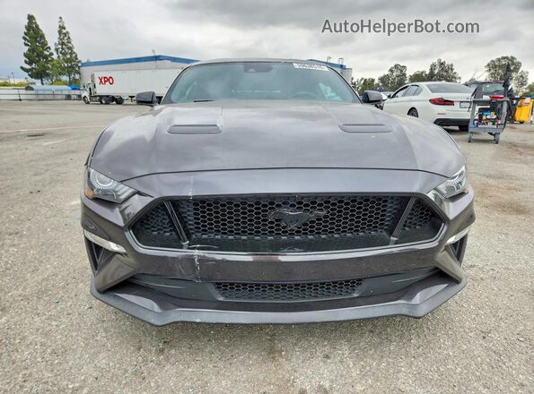 1FA6P8CF2P5307273 2023 FORD MUSTANG Charcoal წინა ხედი