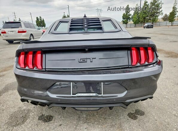 1FA6P8CF2P5307273 2023 FORD MUSTANG Charcoal უკანა ხედი