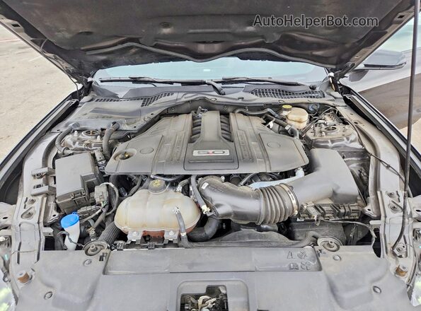 1FA6P8CF2P5307273 2023 FORD MUSTANG Charcoal უკანა სალონის ხედი