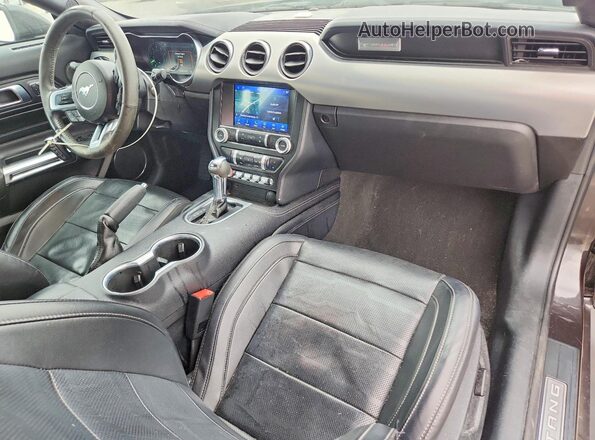1FA6P8CF2P5307273 2023 FORD MUSTANG Charcoal წინა პანელის ხედი