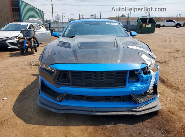 1FA6P8CF2R5404296 2024 FORD MUSTANG Blue წინა ხედი