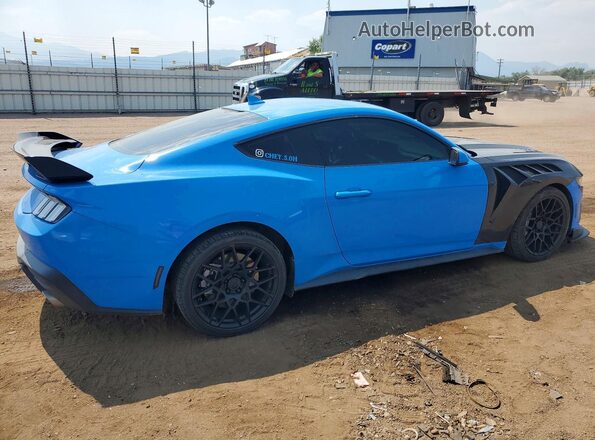 1FA6P8CF2R5404296 2024 FORD MUSTANG Blue უკანა მარჯვენა
