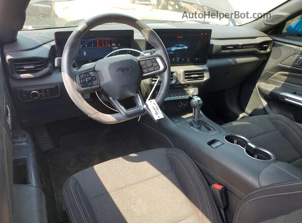 1FA6P8CF2R5404296 2024 FORD MUSTANG Blue წინა პანელის ხედი