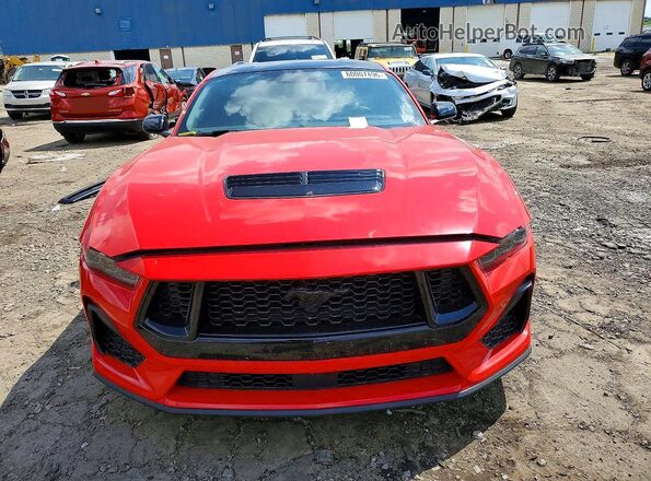 1FA6P8CF2R5419705 2024 FORD MUSTANG Red Widok z przodu