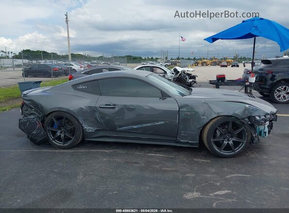 1FA6P8CF2R5421762 2024 FORD MUSTANG Gray 360 interior view