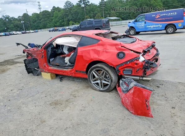 1FA6P8CF2R5436150 2024 FORD MUSTANG Red Հետևի ձախ