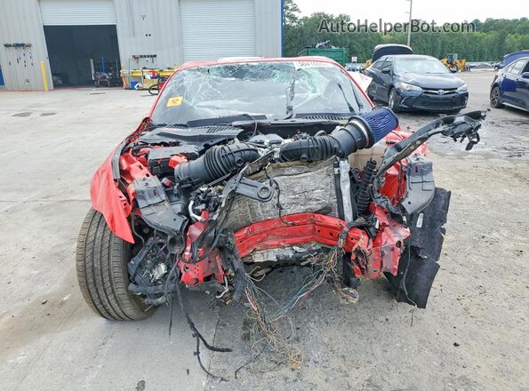 1FA6P8CF2R5436150 2024 FORD MUSTANG Red Դիմացի տեսք