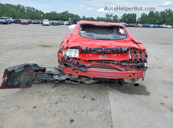1FA6P8CF2R5436150 2024 FORD MUSTANG Red Հետևի տեսք