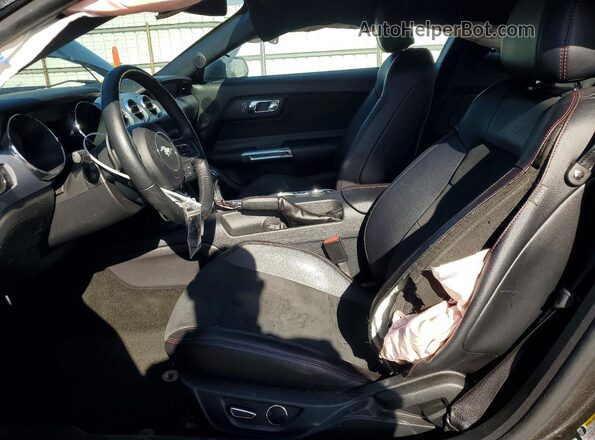 1FA6P8CF3G5269116 2016 FORD MUSTANG Gray Вид салону спереду