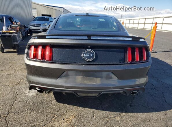 1FA6P8CF3G5269116 2016 FORD MUSTANG Gray Вид ззаду