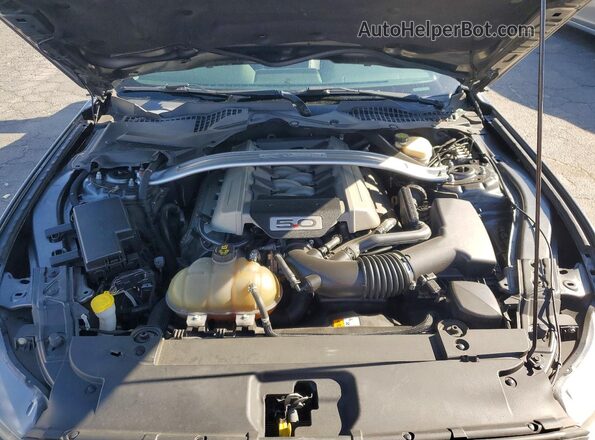 1FA6P8CF3G5269116 2016 FORD MUSTANG Gray Вид задньої частини салону