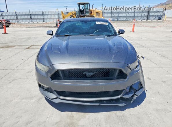 1FA6P8CF3G5290256 2016 FORD MUSTANG Gray Vista frontal