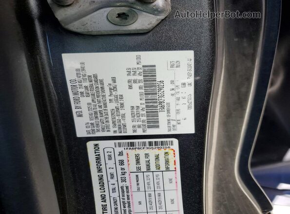 1FA6P8CF3G5290256 2016 FORD MUSTANG Gray Vista del compartimento del motor