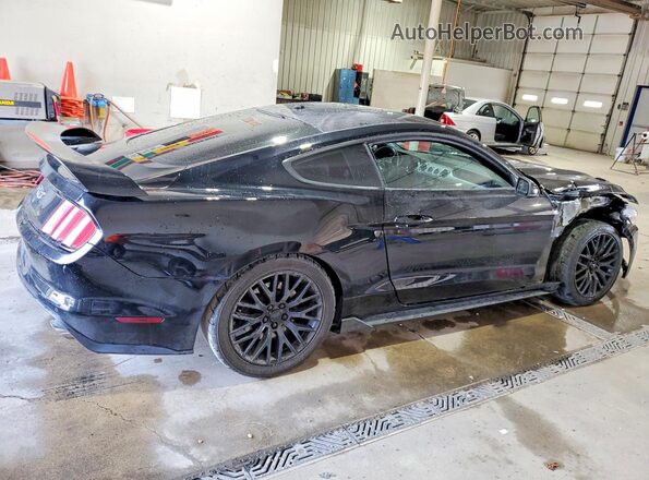 1FA6P8CF3H5201786 2017 FORD MUSTANG Черный Задняя правая четверть