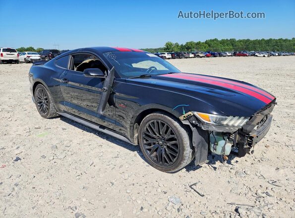 1FA6P8CF3H5210231 2017 FORD MUSTANG Black Առջևի աջ