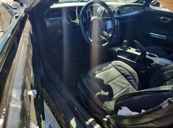 1FA6P8CF3H5210231 2017 FORD MUSTANG Black Առջևի վահանակի տեսք