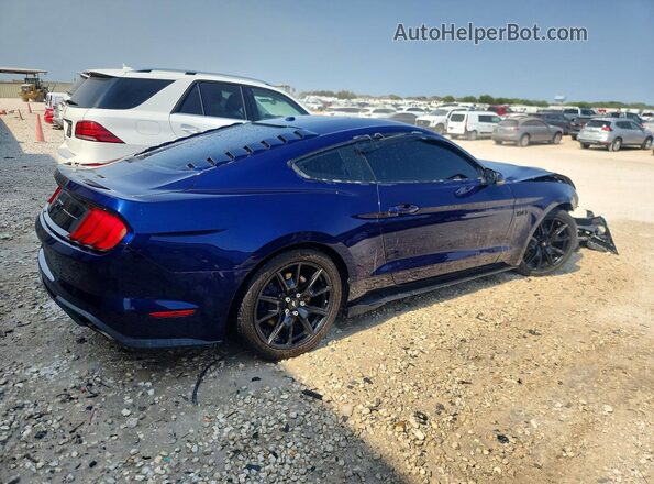 1FA6P8CF3J5100284 2018 FORD MUSTANG Blue Tył prawy