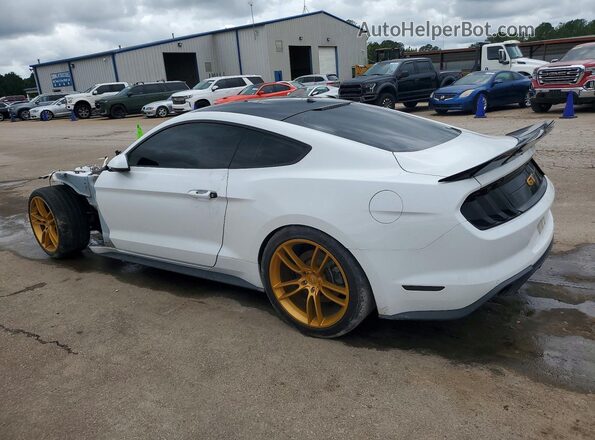 1FA6P8CF3J5113133 2018 FORD MUSTANG White Trasero izquierdo