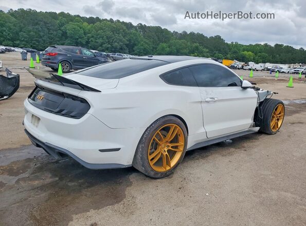 1FA6P8CF3J5113133 2018 FORD MUSTANG White Trasero derecho