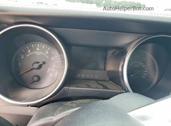 1FA6P8CF3J5113133 2018 FORD MUSTANG White Vista del cuadro de instrumentos