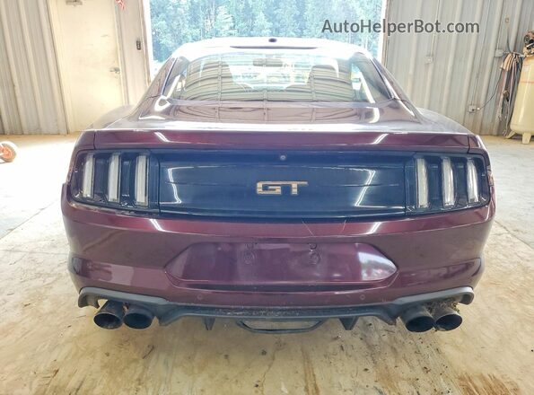 1FA6P8CF3J5127601 2018 FORD MUSTANG Black Widok z tyłu