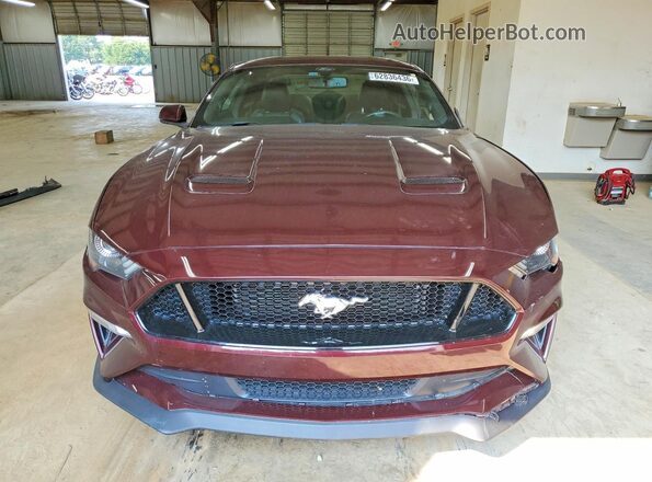1FA6P8CF3J5127601 2018 FORD MUSTANG Black Widok z przodu