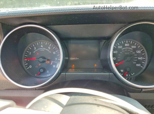 1FA6P8CF3J5127601 2018 FORD MUSTANG Black Widok zestawu wskaźników