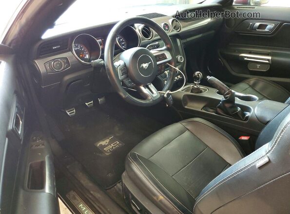 1FA6P8CF3J5127601 2018 FORD MUSTANG Black Widok deski rozdzielczej
