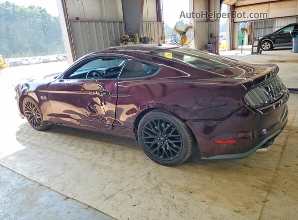 1FA6P8CF3J5127601 2018 FORD MUSTANG Black Tył lewy