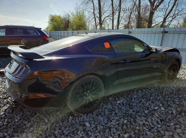 1FA6P8CF3J5183831 2018 FORD MUSTANG Black Задня права чверть