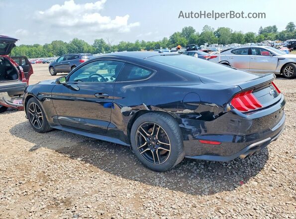 1FA6P8CF3K5132086 2019 FORD MUSTANG Black Trasero izquierdo