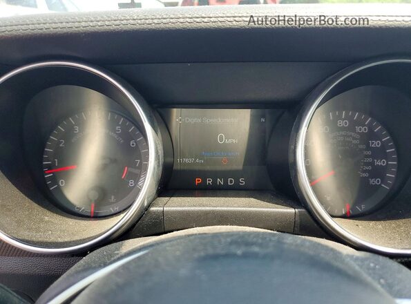 1FA6P8CF3K5132086 2019 FORD MUSTANG Black Vista del cuadro de instrumentos