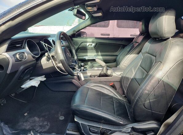 1FA6P8CF3L5145048 2020 FORD MUSTANG Black Widok wnętrza z przodu