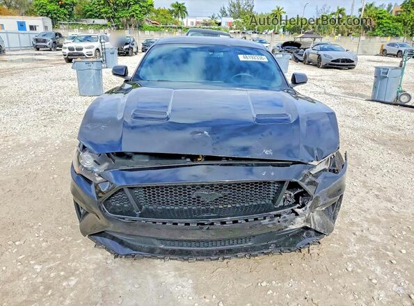 1FA6P8CF3L5145048 2020 FORD MUSTANG Black Widok z przodu