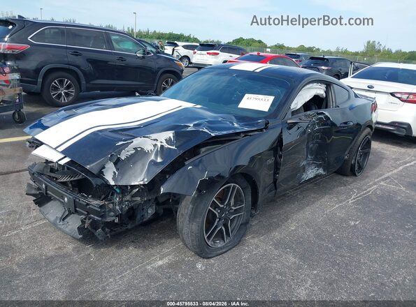 1FA6P8CF3L5177434 2020 FORD MUSTANG Black Widok z przodu
